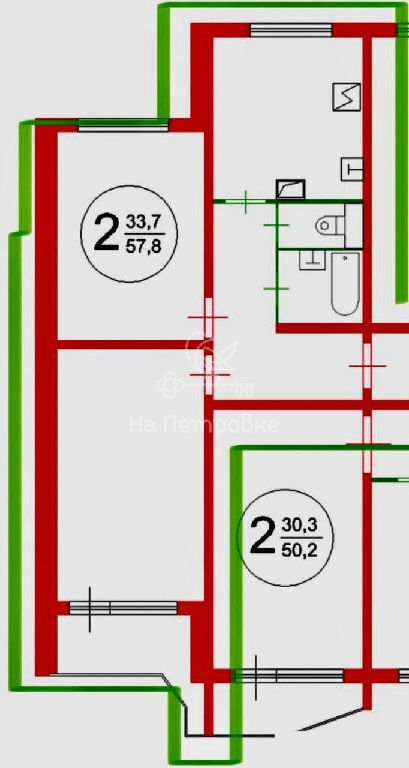 квартира г Москва метро Коньково ул Островитянова 25к/1 фото 16