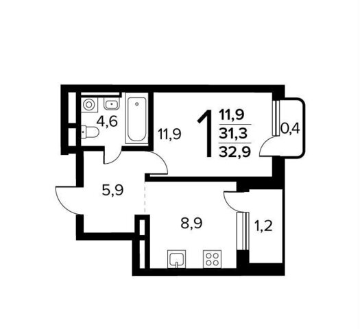 квартал № 1 р-н Десёновское, № 61., корп. 6, п. Десеновское фото