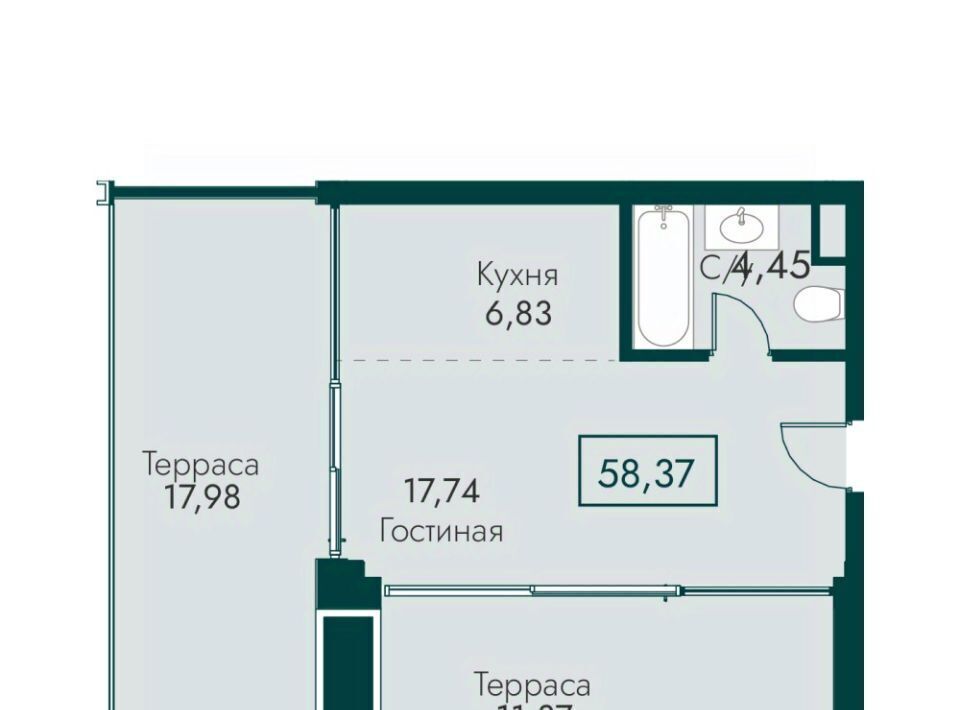 квартира г Ялта пгт Массандра ул Мухина 17а ЖК клубный дом «Массандра Парк» фото 1
