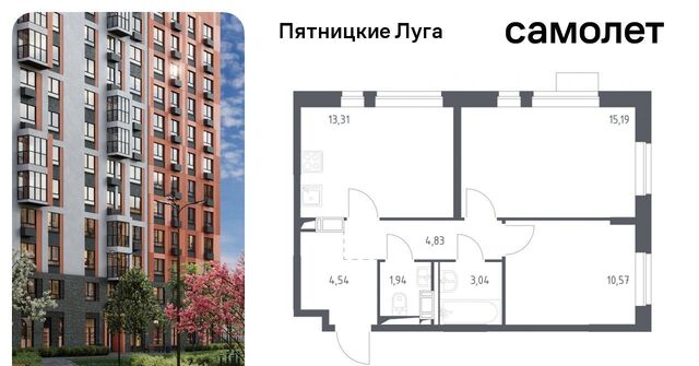 ЖК Пятницкие Луга Сходня, Пятницкие Луга жилой комплекс, к 2/1, Химки городской округ, д. Юрлово фото