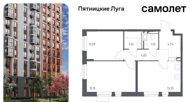 ЖК Пятницкие Луга Сходня, Пятницкие Луга жилой комплекс, к 2/1, Химки городской округ, д. Юрлово фото