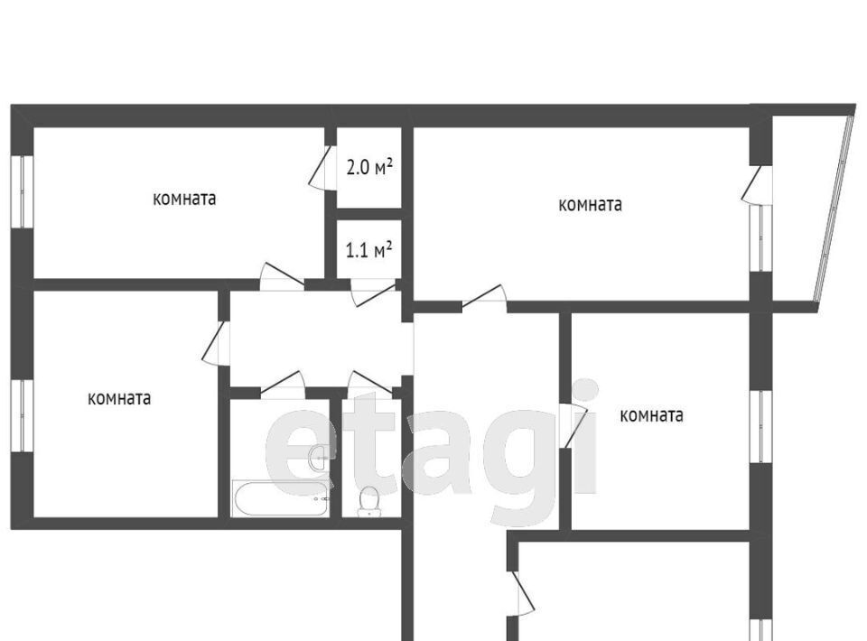 квартира г Сургут ул Мелик-Карамова 60 23-й фото 2