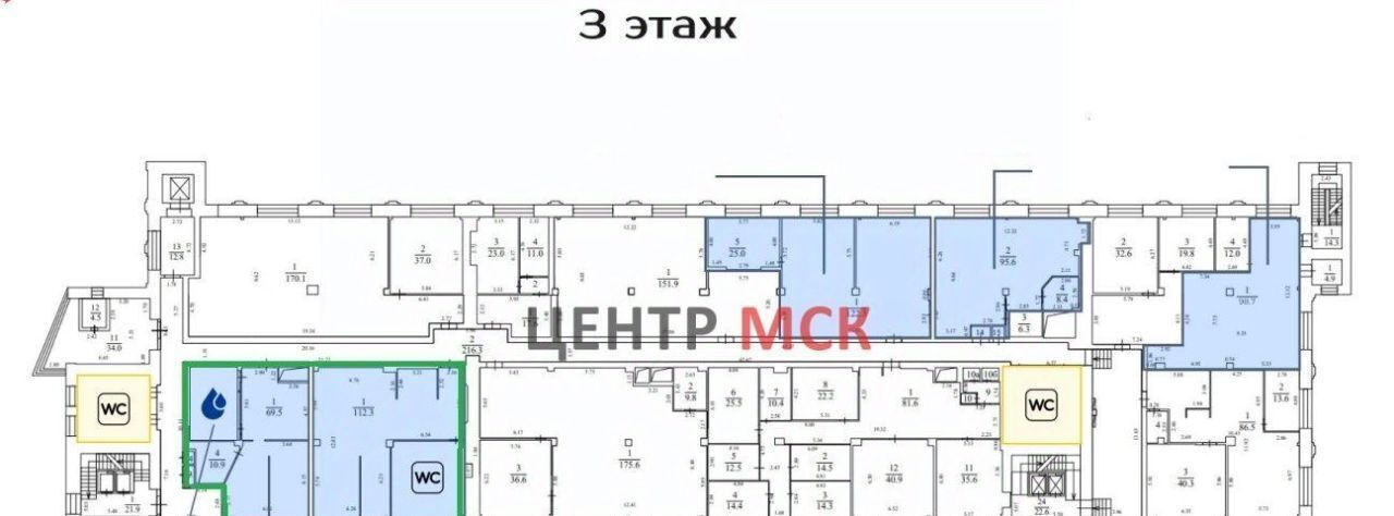 офис г Москва метро Спортивная наб Лужнецкая 2/4с 4 муниципальный округ Хамовники фото 7