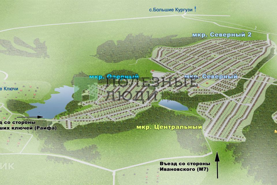 земля р-н Зеленодольский Республика Татарстан Татарстан, село Большие Кургузи фото 2