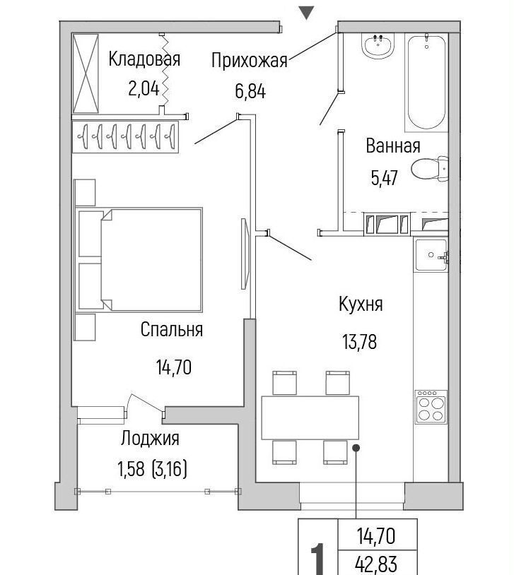 квартира г Красногорск Жилой дом М-5 ш. Новорижское фото 10