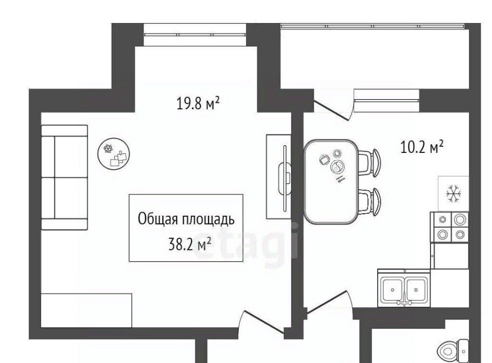 квартира г Новосибирск Золотая Нива ул Добролюбова 162/1 фото 13