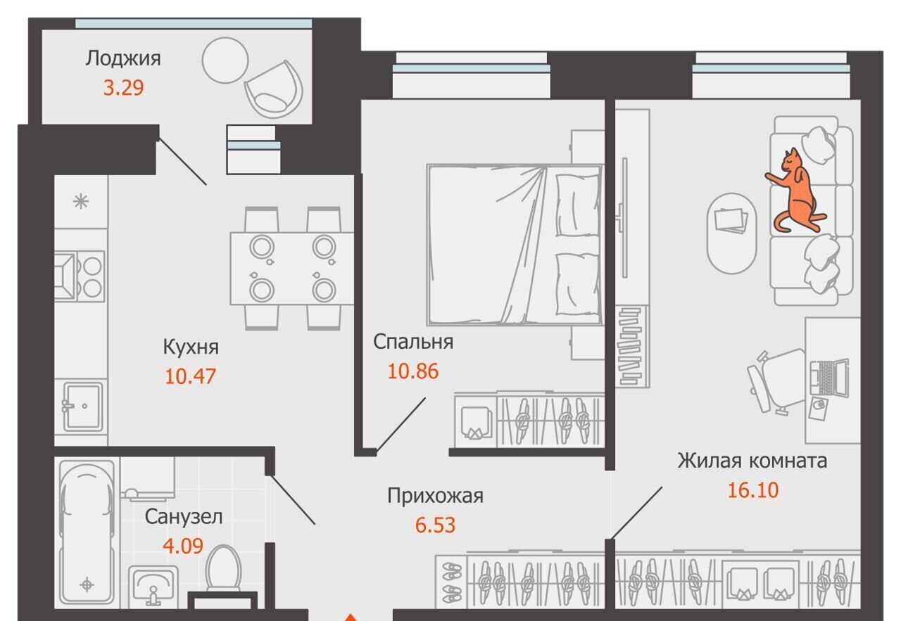 квартира г Киров р-н Ленинский ул Дмитрия Козулева 8 фото 1