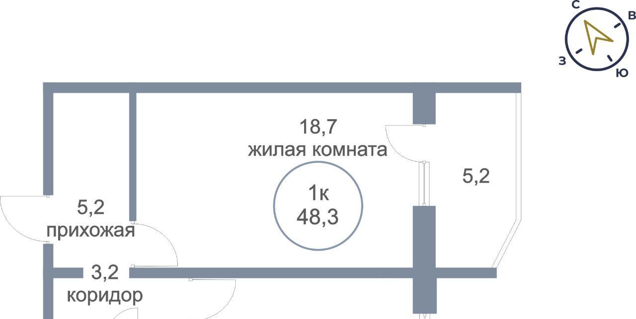 квартира г Нефтеюганск мкр 5-й 39 фото 1