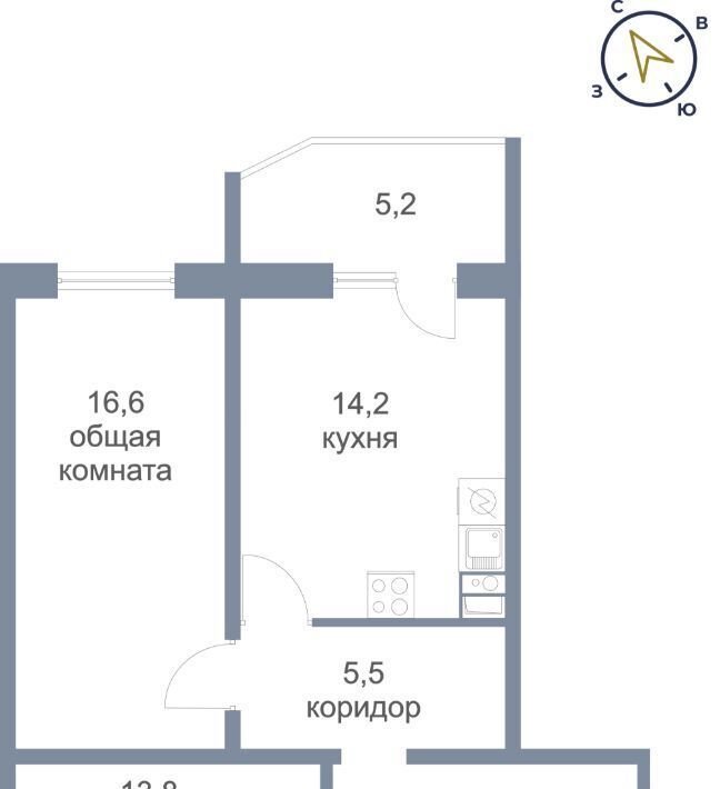 квартира г Нефтеюганск мкр 5-й 39 фото 1