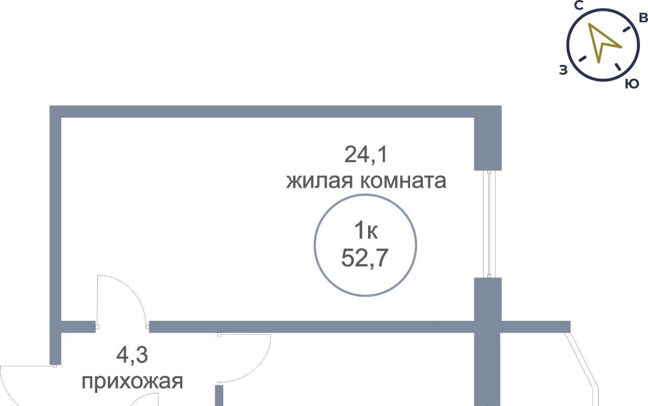 квартира г Нефтеюганск мкр 5-й 39 фото 1