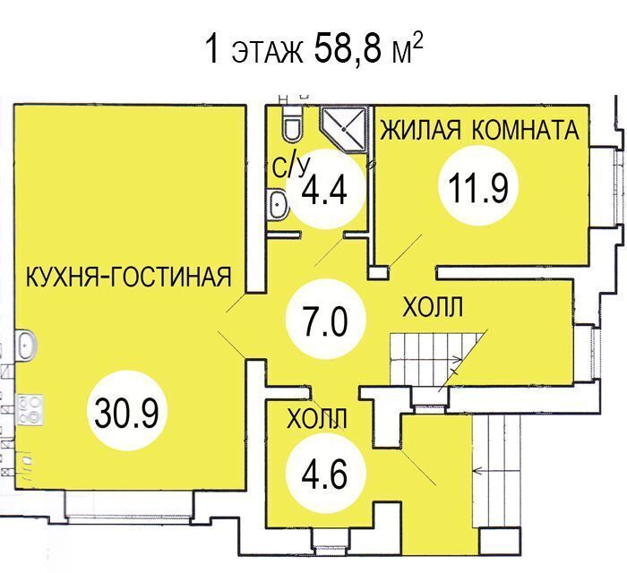 дом р-н Ейский г Ейск пер 7-й Лазурный 2 Ейское городское поселение фото 4