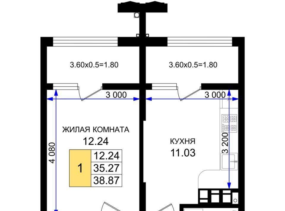 квартира г Новороссийск р-н Южный микрорайон 5-я Бригада фото 1