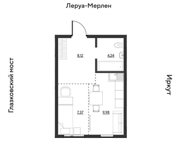 квартира р-н Свердловский ул Набережная Иркута 3 фото