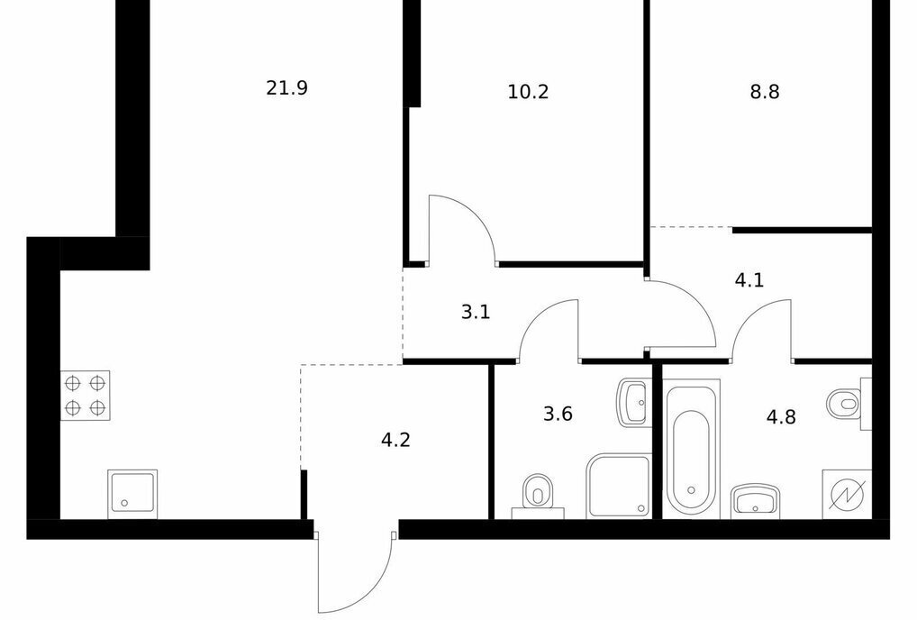 квартира г Москва метро Багратионовская ЖК Барклая 6 к 7 фото 1