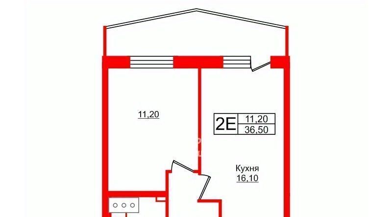 квартира г Санкт-Петербург метро Лесная пр-кт Лабораторный 20к/3 фото 2