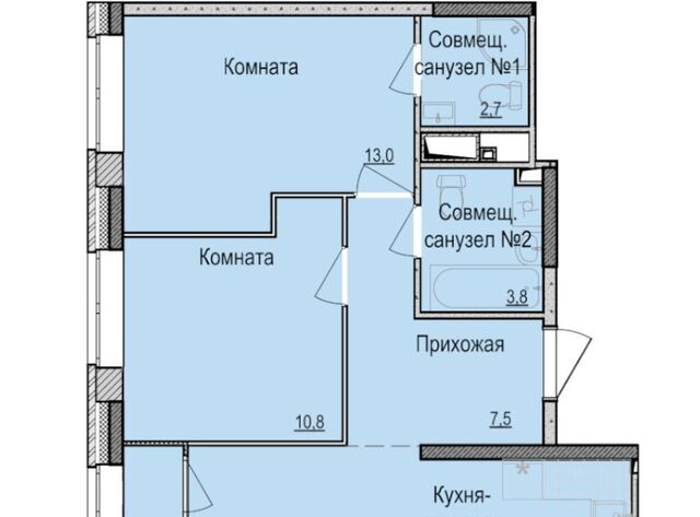 р-н Индустриальный Карлутский ЖК «Скандинавия» 7 жилрайон, 3-й мкр фото