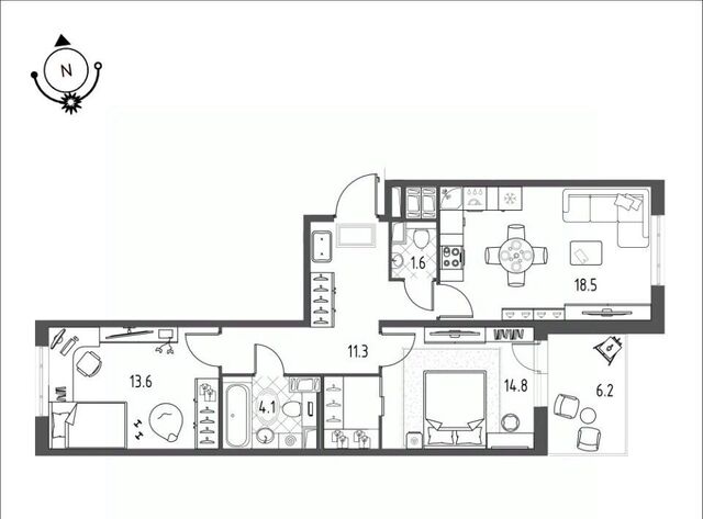 р-н Кировский микрорайон Зелёная Река 12 фото