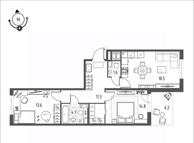 р-н Кировский микрорайон Зелёная Река 12 фото