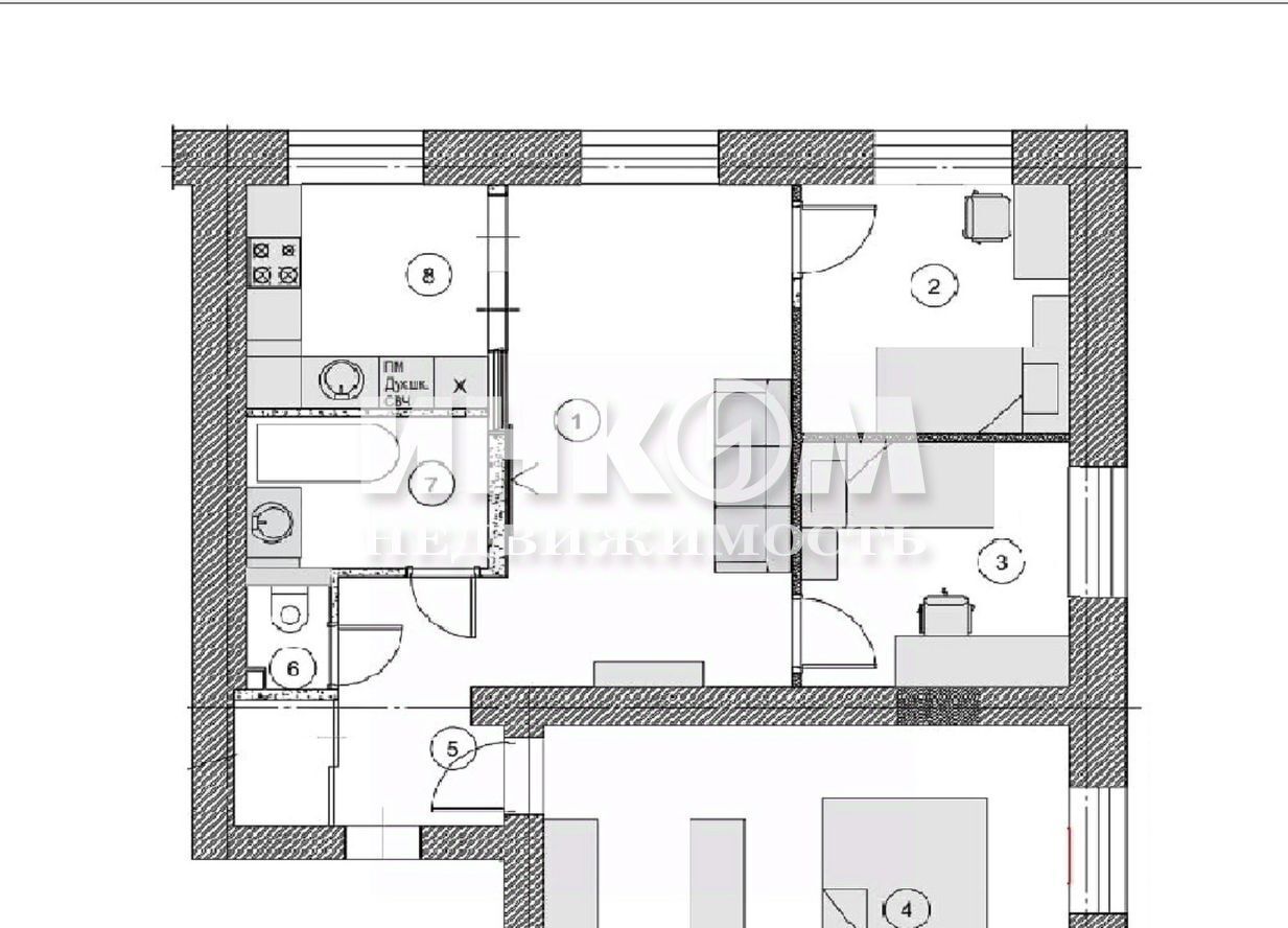 квартира г Москва метро Дубровка ул 7-я Кожуховская 14/1 фото 32