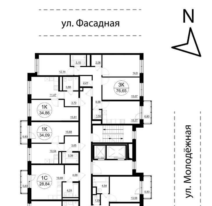 квартира городской округ Одинцовский г Звенигород мкр Лесной дп, Лесной Городок, Фасадная ул., 10В фото 2