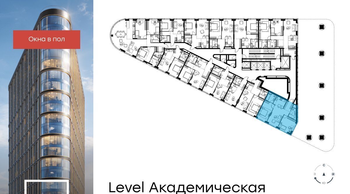 квартира г Москва метро Академическая ул Профсоюзная 2/22 муниципальный округ Академический фото 2