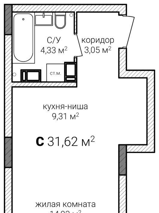 квартира г Нижний Новгород Горьковская Сахарный Дол жилой комплекс фото 1