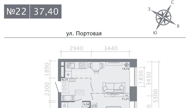 метро Площадь Тукая ЖК «Живи на Портовой» фото