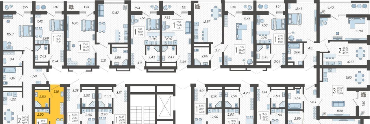 квартира г Сочи р-н Хостинский микрорайон Бытха ул Ясногорская 16/2к 3 фото 2