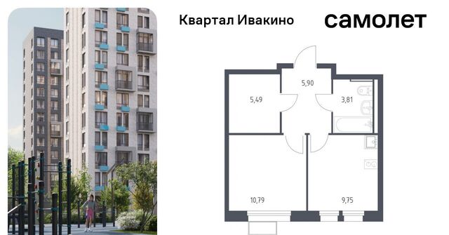 ЖК «Квартал Ивакино» Водники микрорайон Клязьма-Старбеево Ивакино кв-л, к 1 фото