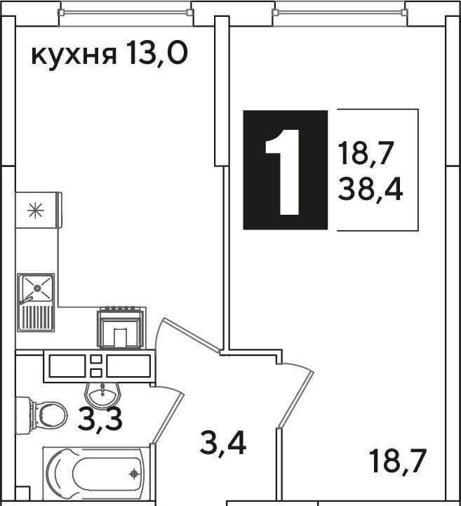 квартира г Краснодар р-н Прикубанский ул Западный Обход 42 фото 2