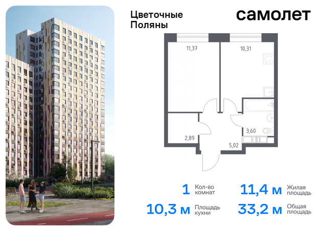 п Филимонковское ЖК «Цветочные поляны сити» Филатов луг, к 9, Киевское шоссе фото