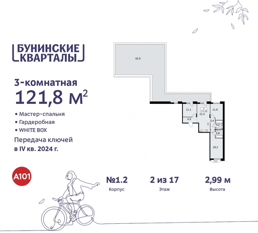 пр-кт Куприна 2 ЖК Бунинские Кварталы метро Улица Горчакова метро Коммунарка Сосенское, Ольховая, Бунинская аллея фото