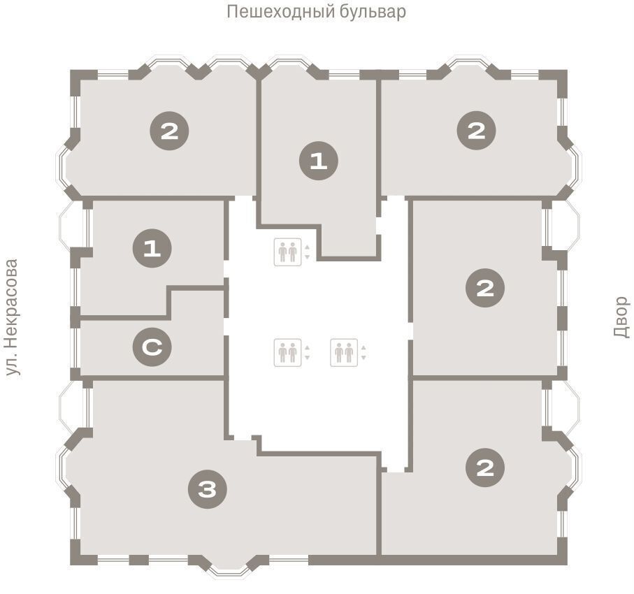 квартира г Екатеринбург Уральская ул. Челюскинцев-Стрелочников, стр. 2 фото 3