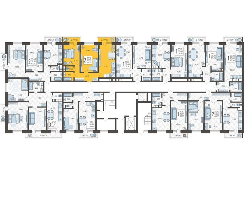 квартира г Краснодар микрорайон 9-й километр ул Ярославская 115/4 фото 2