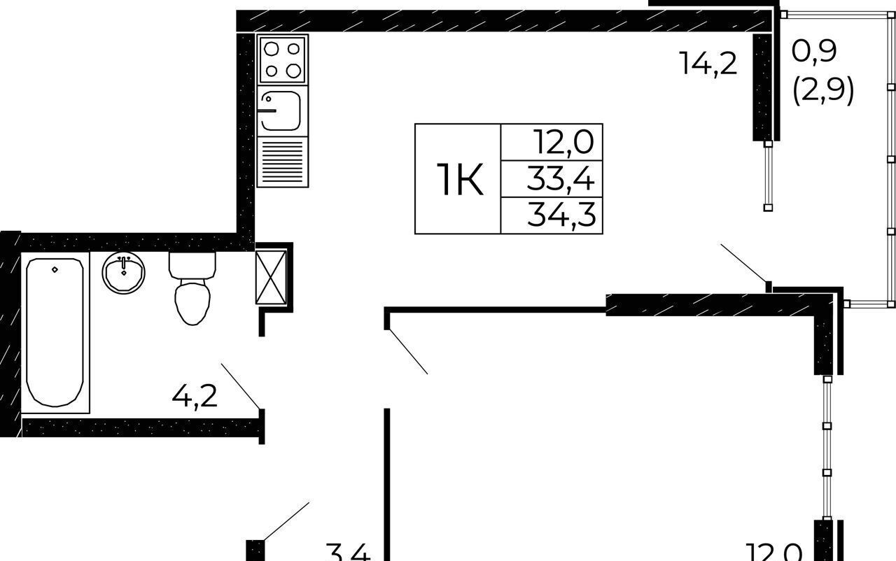 квартира г Ростов-на-Дону р-н Советский Левенцовский XI мкр, кв-л 11-5, стр. 11-5-3 фото 1