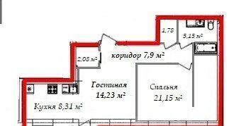 квартира г Ульяновск р-н Заволжский пр-кт Авиастроителей 26к/1 фото 2