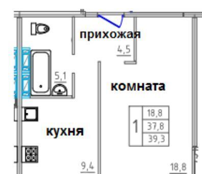 квартира г Смоленск р-н Промышленный ул Киевская 2-я фото 1