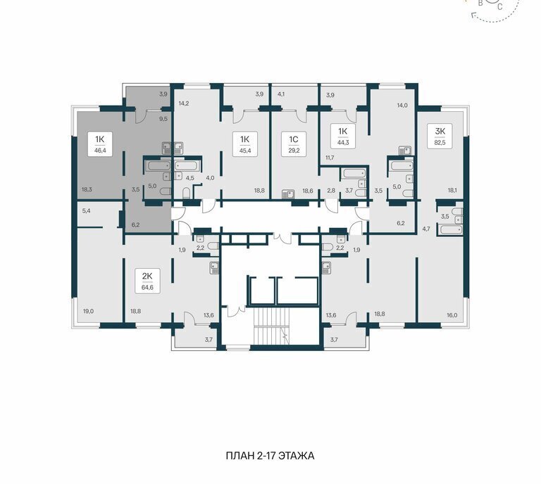 квартира г Новосибирск р-н Калининский Заельцовская ул Игарская 8 фото 2