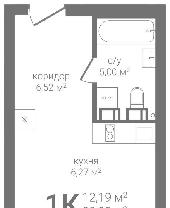 квартира г Нижний Новгород р-н Нижегородский KM Печерский жилой комплекс фото 1