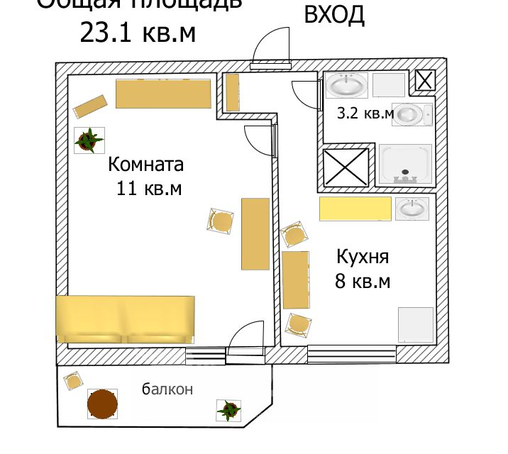 квартира г Кудрово Северное Кудрово пр-кт Строителей 5 Заневское городское поселение фото 5