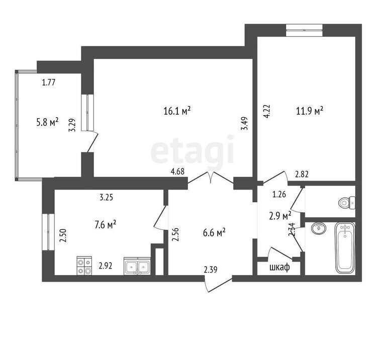 квартира г Кисловодск ул Красивая 23 фото 11