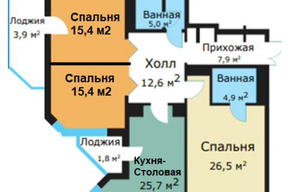 квартира г Москва ул Архитектора Власова 6 Юго-Западный административный округ фото 3