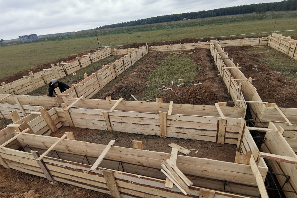 земля городской округ Домодедово ИЖС Минаево, Строящееся здание фото 10