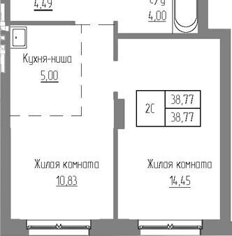 квартира р-н Новосибирский рп Краснообск ЖК «Базилик» Площадь Маркса фото 1