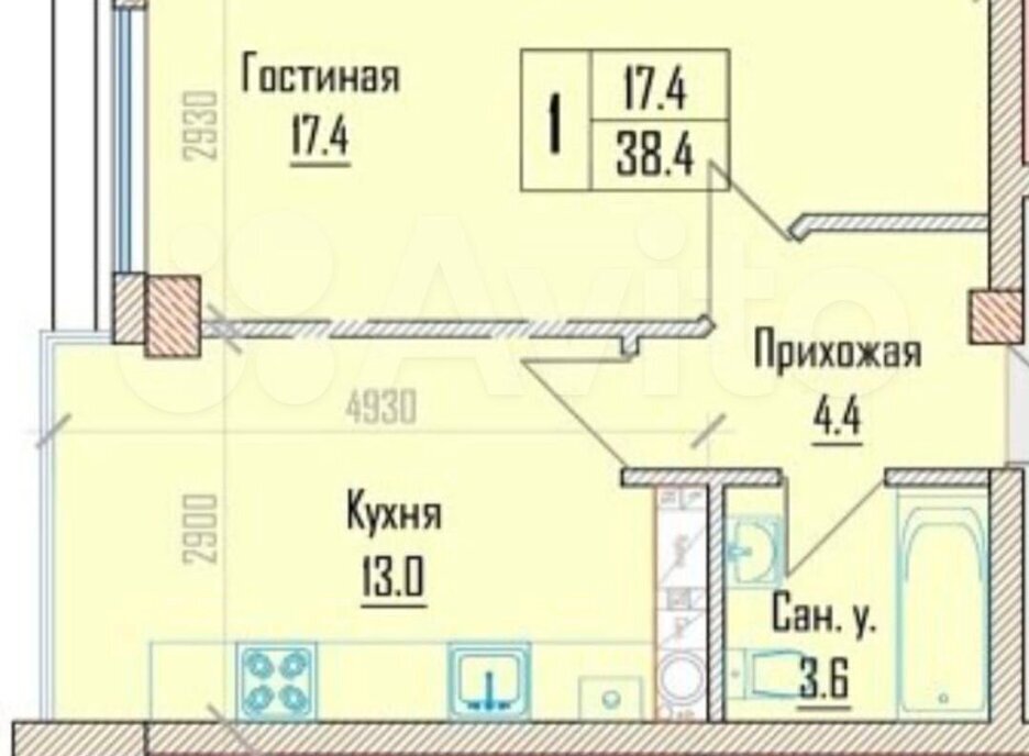 квартира г Нальчик ул Тлостанова 32 ЖК «Эсфера СИТИ» фото 12