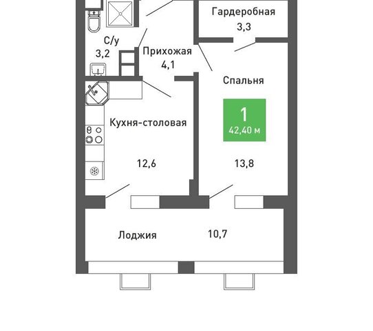 р-н Железнодорожный микрорайон Ключи, жилой комплекс Ключи-клаб фото