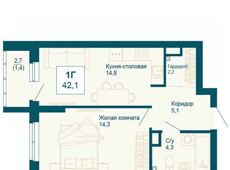 квартира г Екатеринбург Ботаническая ул 8 Марта 197 фото 1