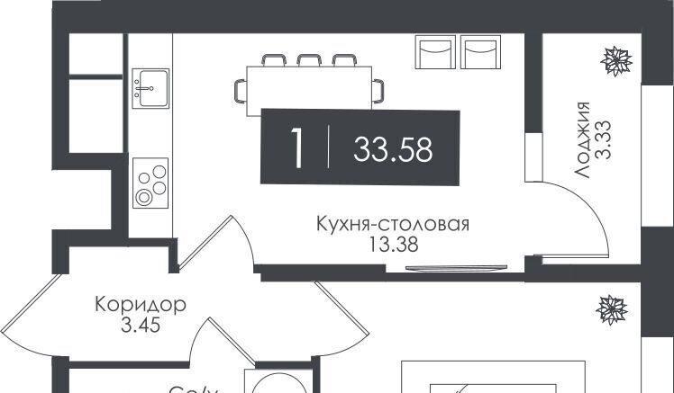 квартира г Тула р-н Пролетарский проезд Торховский 4 фото 1