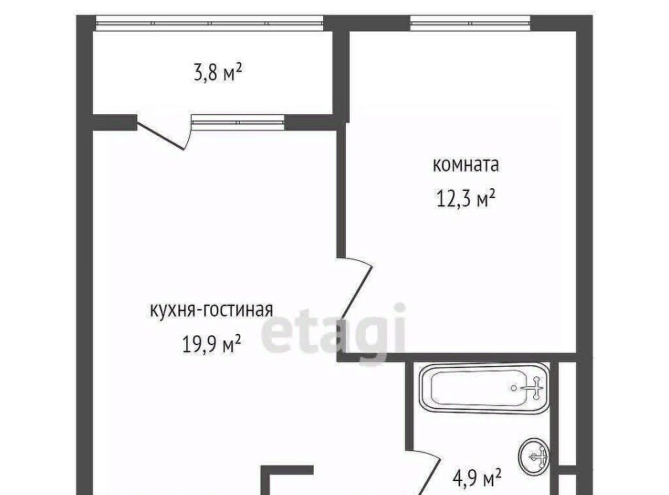 квартира г Екатеринбург р-н Верх-Исетский Геологическая ВИЗ ЖК «Риверсайд» жилрайон фото 8