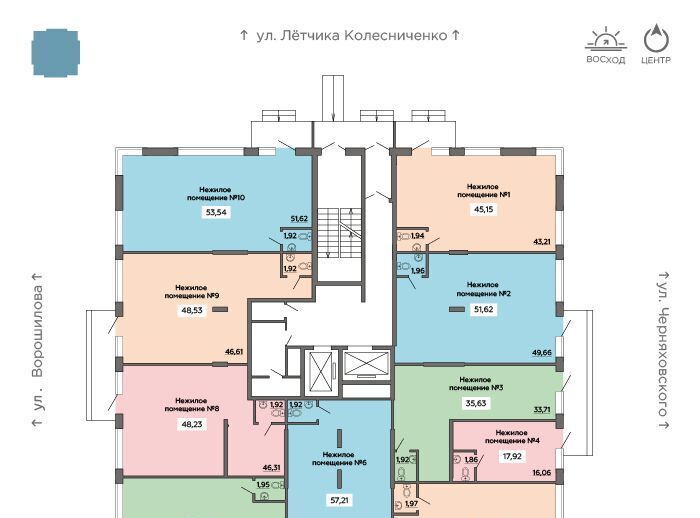 свободного назначения г Воронеж р-н Ленинский ул Ворошилова 63/2 фото 3